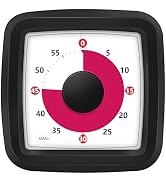 Noubnea Silent Countdown Clock Visual Timer for Classroom, Visual Timer with No Ticking Easy to S...