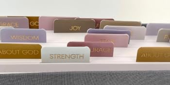 Laminated Bible Tabs for Women Pink Bible Tabs