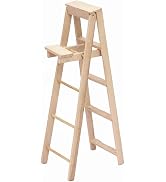 1/12 Miniature Step Ladder Dollhouse Furniture Accessories Lightweight Dollhouse Decor