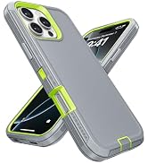 Jelanry Case for iPhone 16 Pro 5G 6.3-inch, Heavy Duty Rugged & Dual-Layer Protection with Port A...
