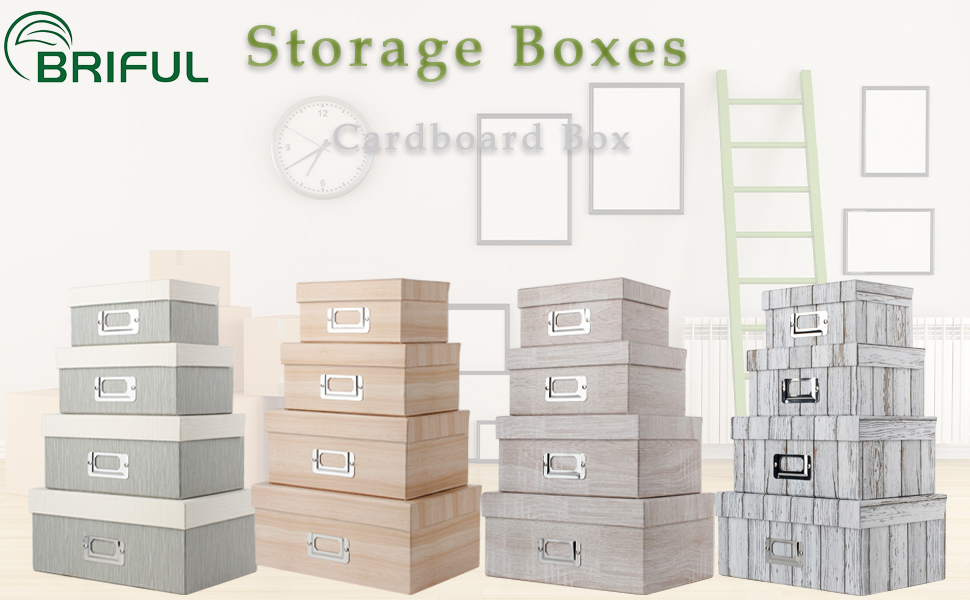 cardboard storage box