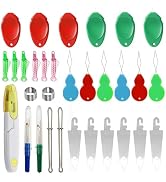 Needle Threaders Kit,32 Pcs Needle Threaders for Hand Sewing Include Fish Easy Threader,Gourd Sha...