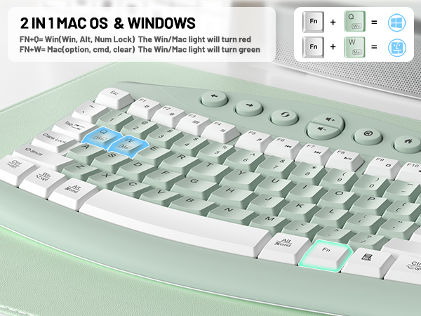 Ergonomic wireless keyboard and mouse 7