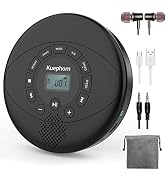 CD Player Portable,Discman Rechargeable,Walkman CD Player with Speaker,Portable cd Player with He...