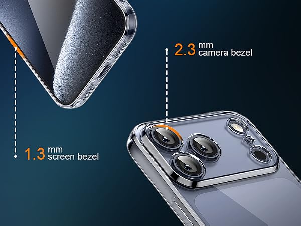 iphone 17 pro max case 18 pro max case offers camera and screen protection by having raised lips
