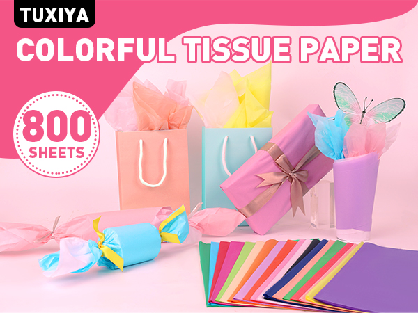 COLORFUL TISSUE PAPER