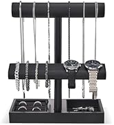 ProCase Watch Holder Stand for Men, Valentine’s Day Gift for Him Dad Father Boyfriend, Wood Jewel...