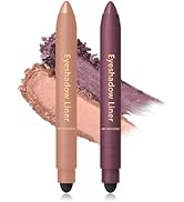 rexibuz Shadow Liner 2-in-1 Eyeliner Eyeshadow, Shadow Liner Duo Plum, Eyeliner + Eyeshadow, Wate...