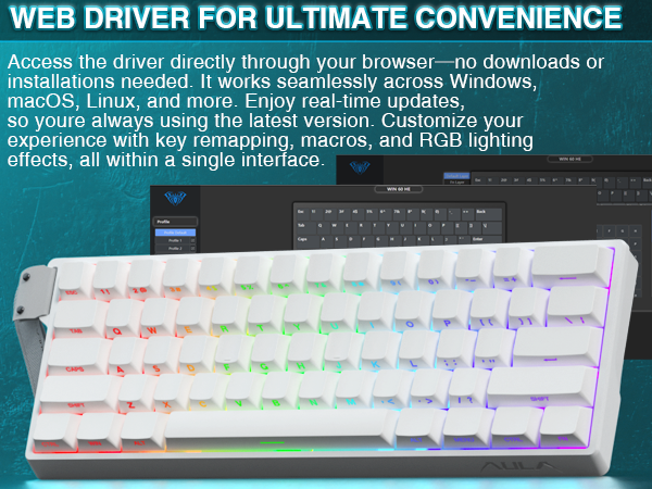 AULA keyboard Web Driver