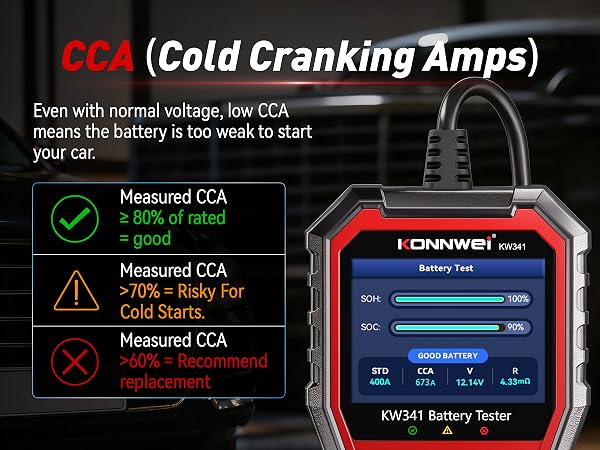 KW341 Battery Tester