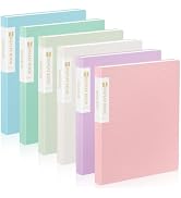 6 Pack Binder with Plastic Sleeves 18-Pocket, Displays 36 Pages, Sooez 8.5x11 Presentation Folder...