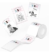 NIIMBOT Photo Labels– Print HD Thermal Labels(2''x2.76'', 50x70mm) for Memories, Notes, Lists & D...