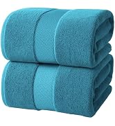 Infinitee Xclusives Jumbo Bath Sheets Towels for Adults – 600 GSM (35X70 Inches)– 100% Ring Spun ...