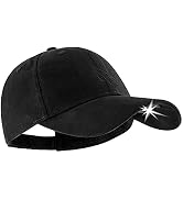 LED Hat Light - POWERCAP Baseball Cap with Light Built in - LED Cap Visor Light with Bright Headl...