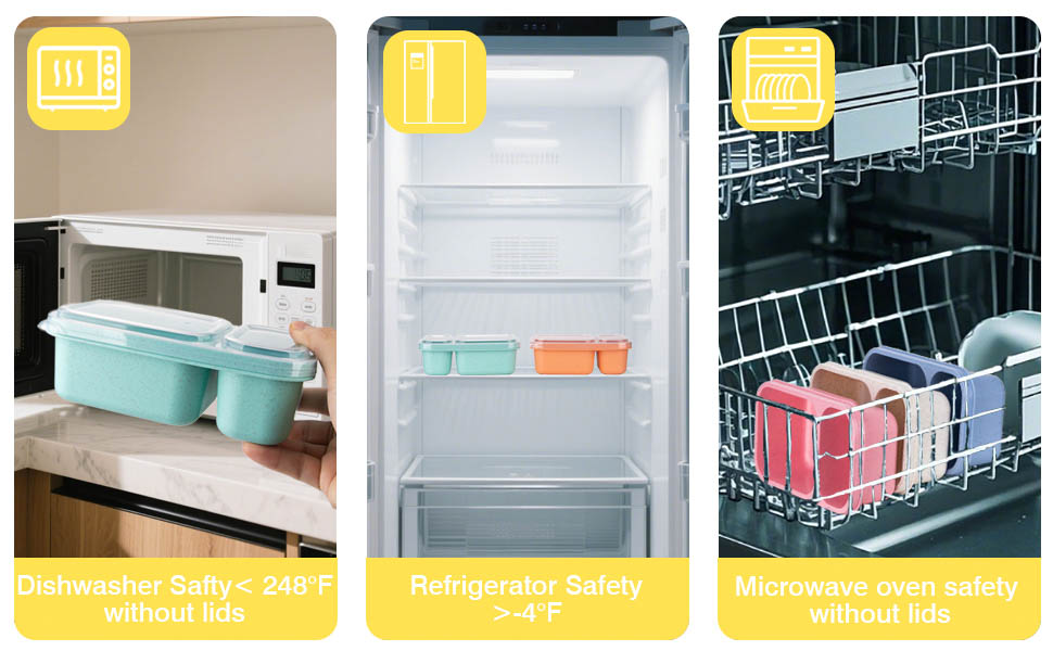 snack containers 6pcs