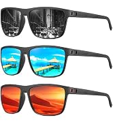 NSSIW Polarized Sunglasses Men and Women, Mens Sunglasses Polarized with Lightweight Frame and UV...