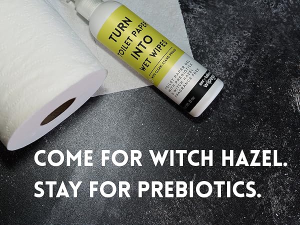 Wipegel with hzel gel prebiotics probiotics turn toilet paper inot wet wipes postpartum hemorrhoids