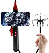 T SHAREXE Two-Way 180° Borescope Camera with Light, 8mm Endoscope Snake Inspection Camera, Endosc...