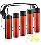 Cosywell Travel Bottles for Toiletries Pre-Printed Shampoo Bottles TSA Approved Travel Size Conta...