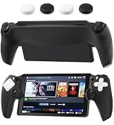 HYPERCASE Black of PS Portal Case, Silicone Protective Cover Skin for PS5 Portal Console with 4 T...