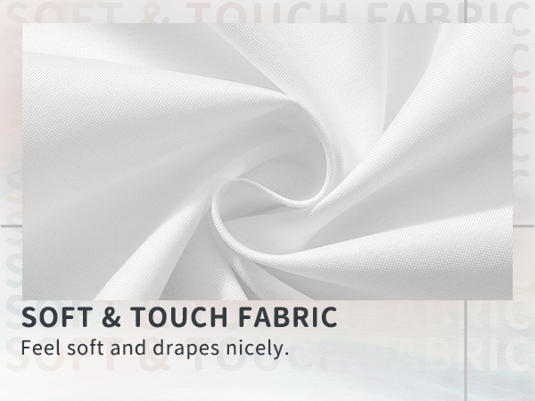 white fabric mobile