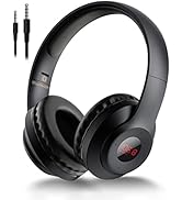 X5 Wireless FM Radio Headphones with Bluetooth, Built in Microphone, Rechargeable and Portable Ra...