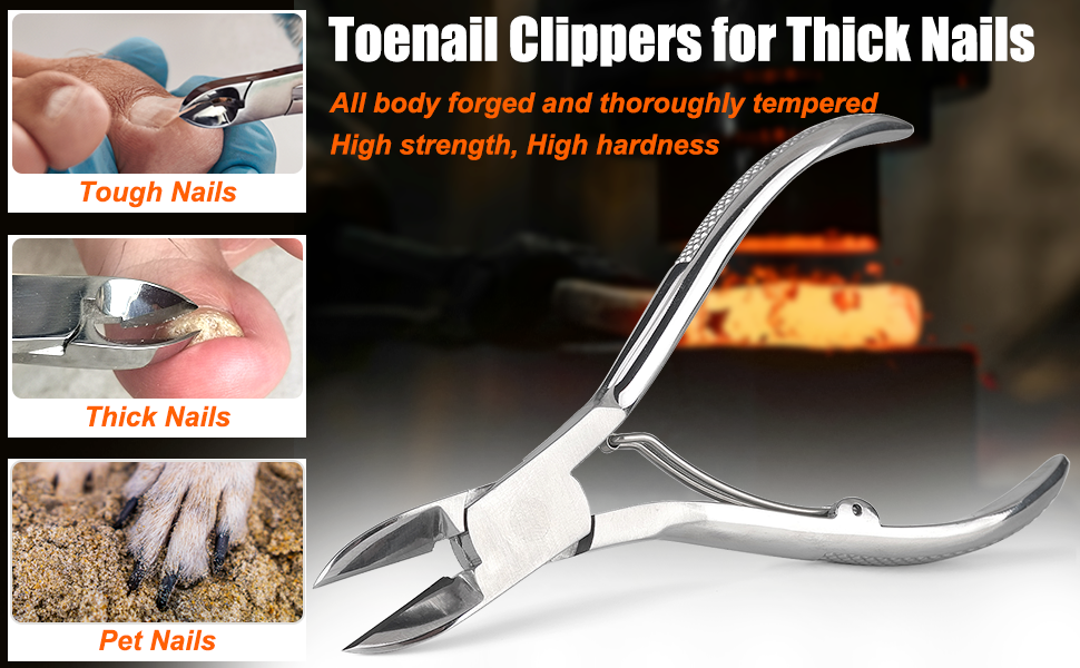 Toe Nail Cutters for Thick and Ingrown Nails
