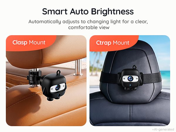 Baby Car Camera Monitor Rear-Facing