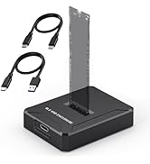 M.2 NVMe & SATA to USB-C Docking Station, M.2 SSD to USB A&C Reader for Both NVMe and SATA-Based ...