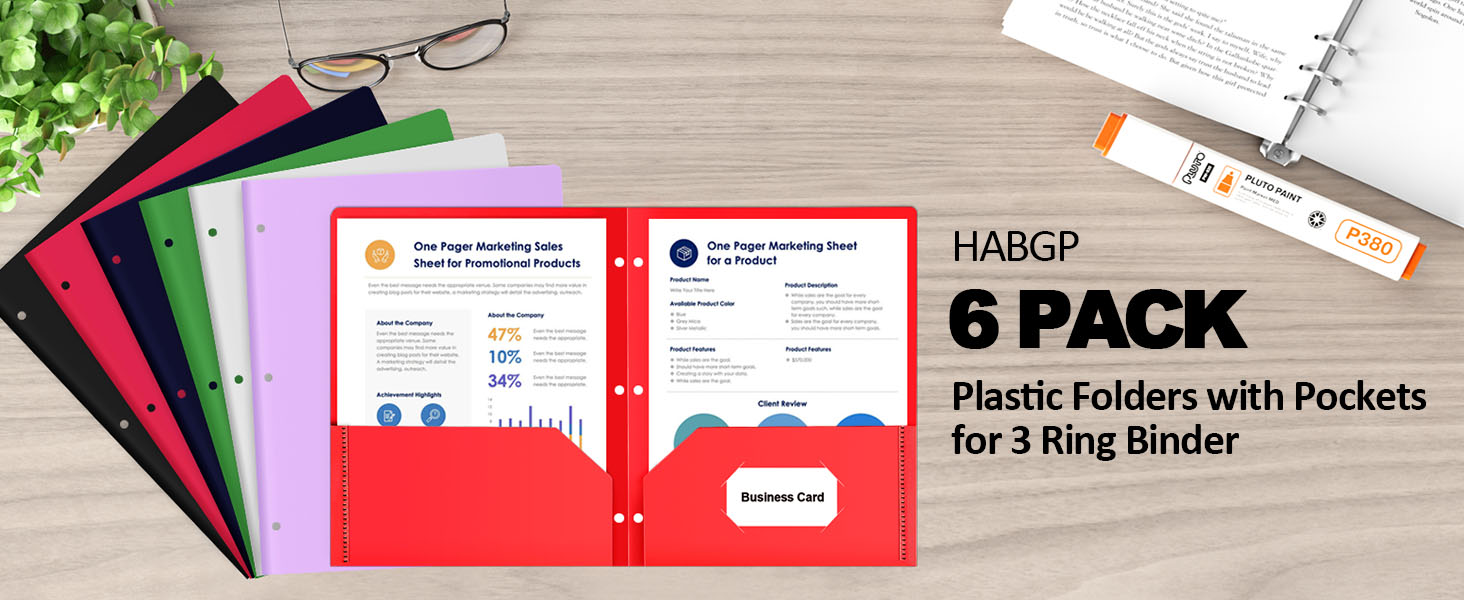 Two Pocket Folders