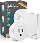 HAPYTHDA Remote Control Outlet, 500 Feet RF Range Remote Light Switches Kit, No Wiring Needed Wir...