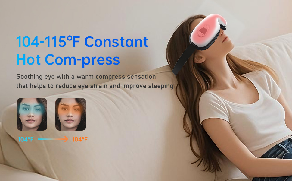 eye massager with heat