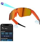 Zigtik AI Smart Glasses with Camera - Polarized Sunglasses with Camera, UV400 Lens, ChatGPT Enabl...