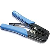 TRENDnet Crimping Tool, Crimp, Cut, And Strip Tool, For Any Ethernet or Telephone Cable, Built-In...