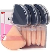 Ocim 10Pcs Triangle Powder Puffs for Face Powder,Soft Velour Makeup Setting Powder Puff with Case...
