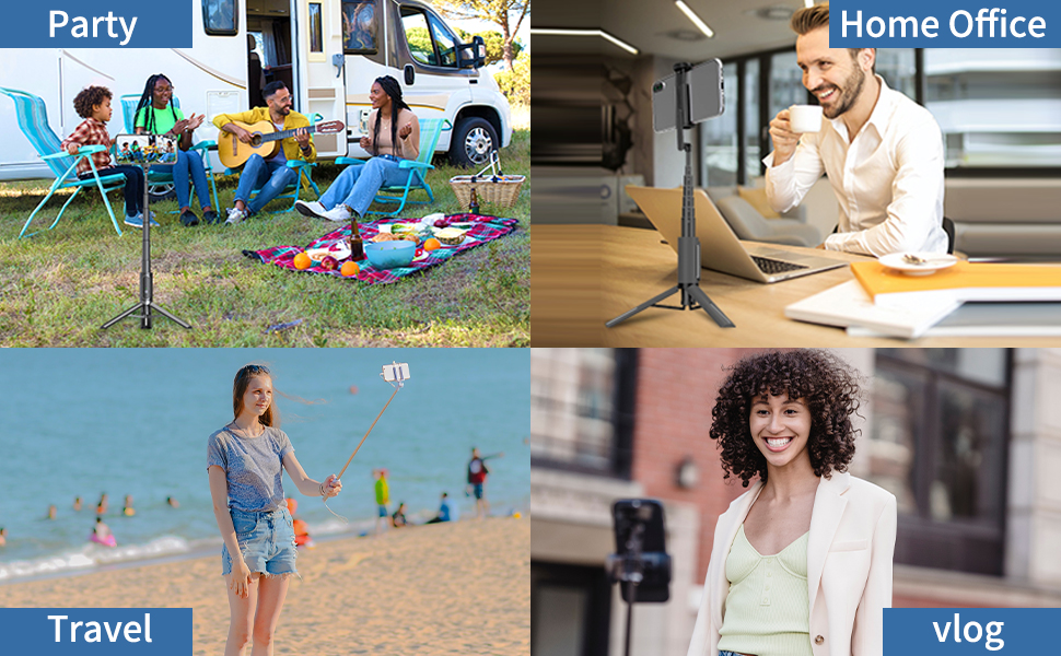 multi-use selfie stick tripod