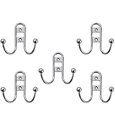 OSALADI 5pcs European Style Zinc Alloy Wall Hooks for Home Organization Elegant Wall Hangers for ...