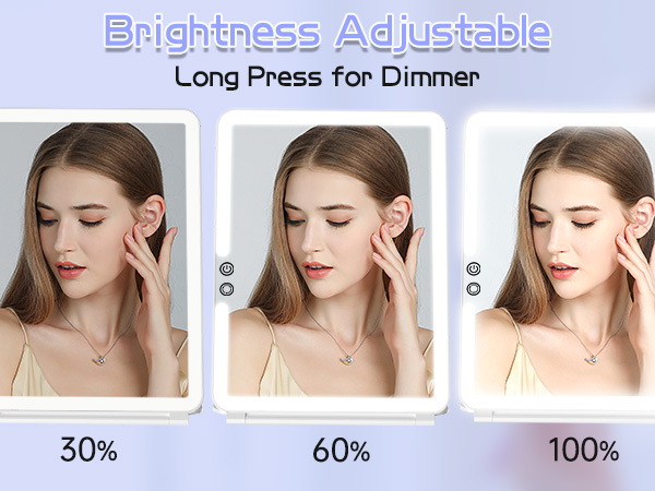 Smart Touch Dimmable Brightness, No Matter When You Put on Your Makeup