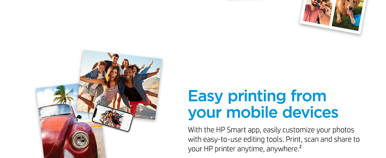 hp smart app mobile printing photo editing