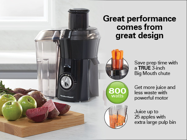 centrifugal juicer with fruit