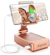 Joymate Gifts for Women Girls, Bluetooth Speaker Phone Stand with Charging Function 360° Rotable ...