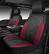 CAR PASS Waterproof Car seat Covers Front Seats Covers Neoprene Wetsuit, All-Weather Non-Slip Dur...