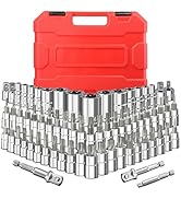 BLACKROBOT 67-Piece Master Torx Bit Socket and E-Torx Socket Set, 1/4” 3/8” 1/2” Drive(E4-E24, T6...