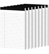 8 Pack Notepads 5x8, Small Legal Pads Narrow College Ruled, 30 Sheets/Pack, Perforated Notebook -...