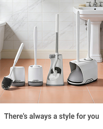 toilet plunger and brush set
