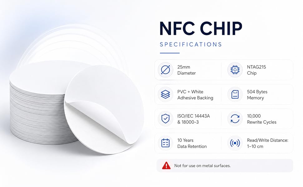 NTAG215 COIN CARDS