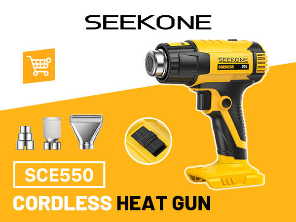 Cordless heat gun