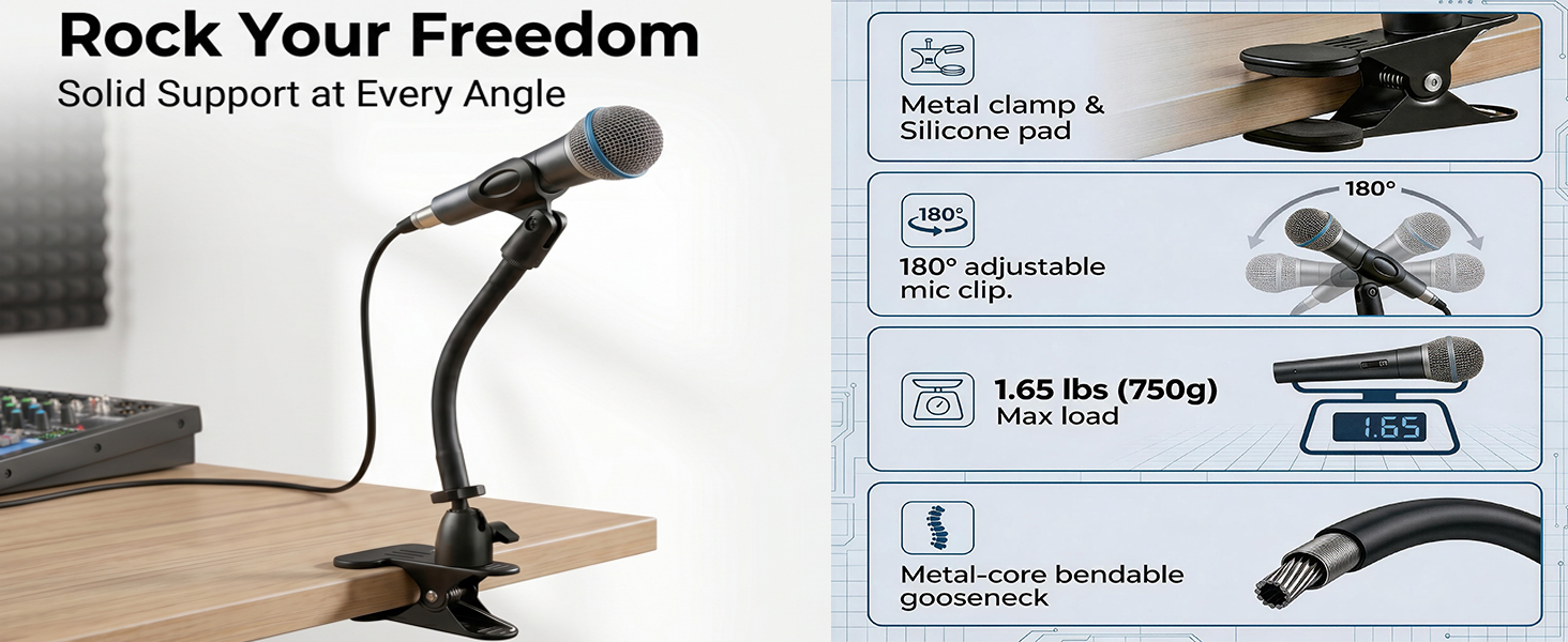 mic stand clip