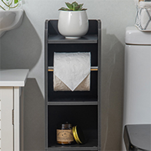 toilet paper holder shelf