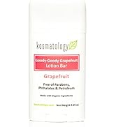 kosmatology Goody-Goody Grapefruit Organic Moisturizing Lotion Bar | Vegan and Cruelty-Free | Mes...